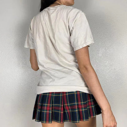 Loose-fitting Short-Sleeve Top With A Unique Print
