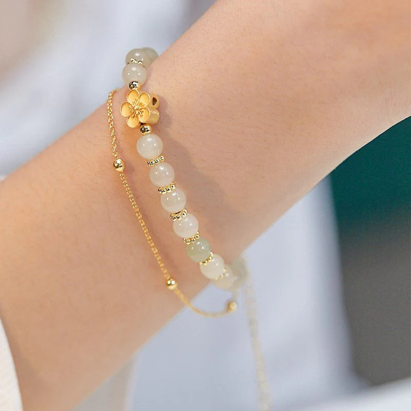 Stylish And Minimalist Double-chain Layered Bracelet